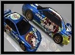 Anime, Subaru Impreza, Itasha