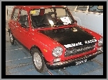 Czerwony, Autobianchi A112, Parking, Dach